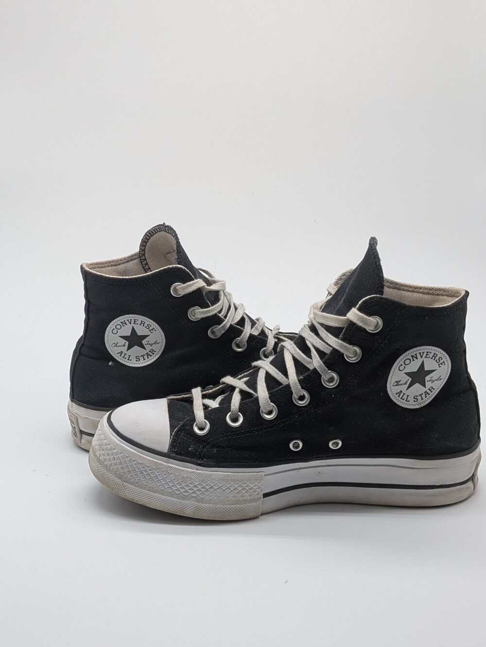 Converse Chuck Taylor All Star Platform High Top Sneakers Black Women's Size 8